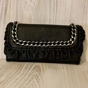 Betsey Johnson Ruffled Clutch Wallet